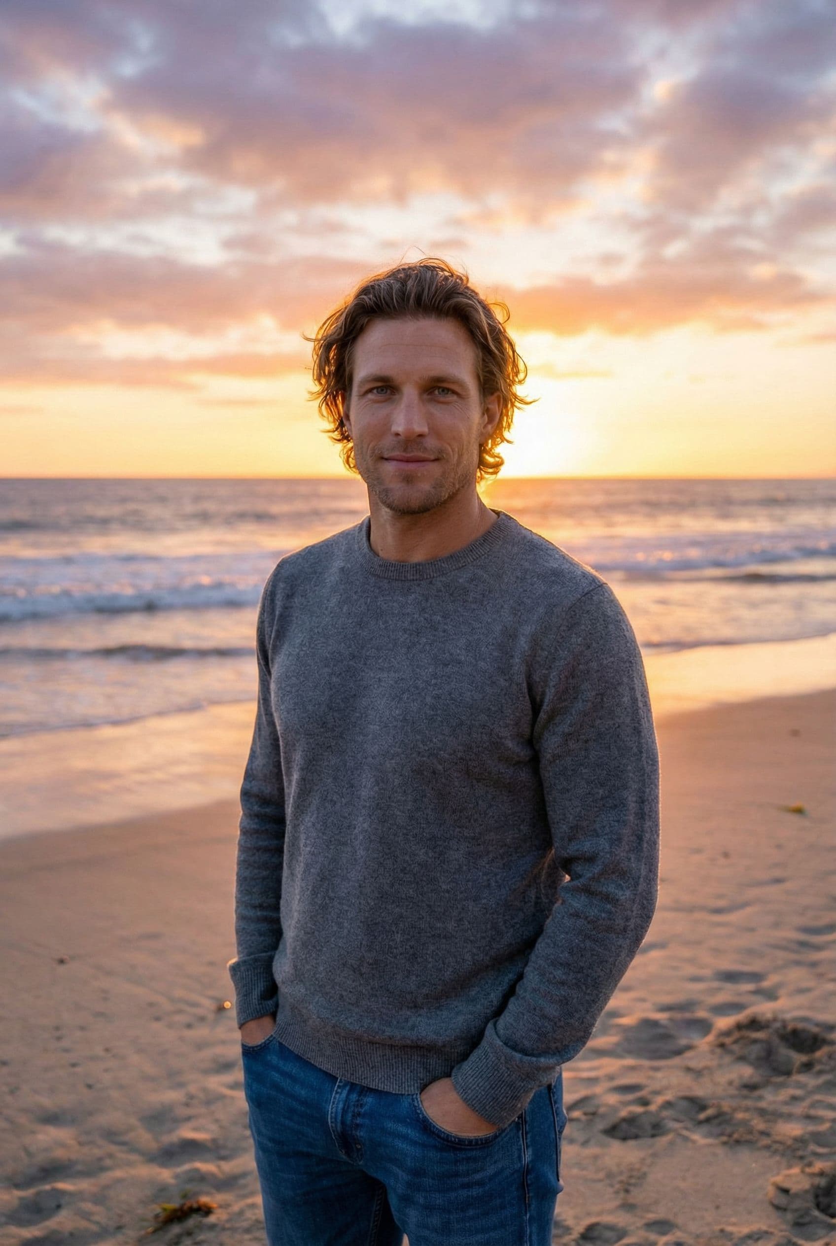 AI Beach Dating Photos scene example