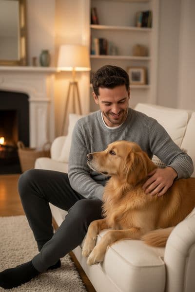AI Dog Park Dating Photos scene example