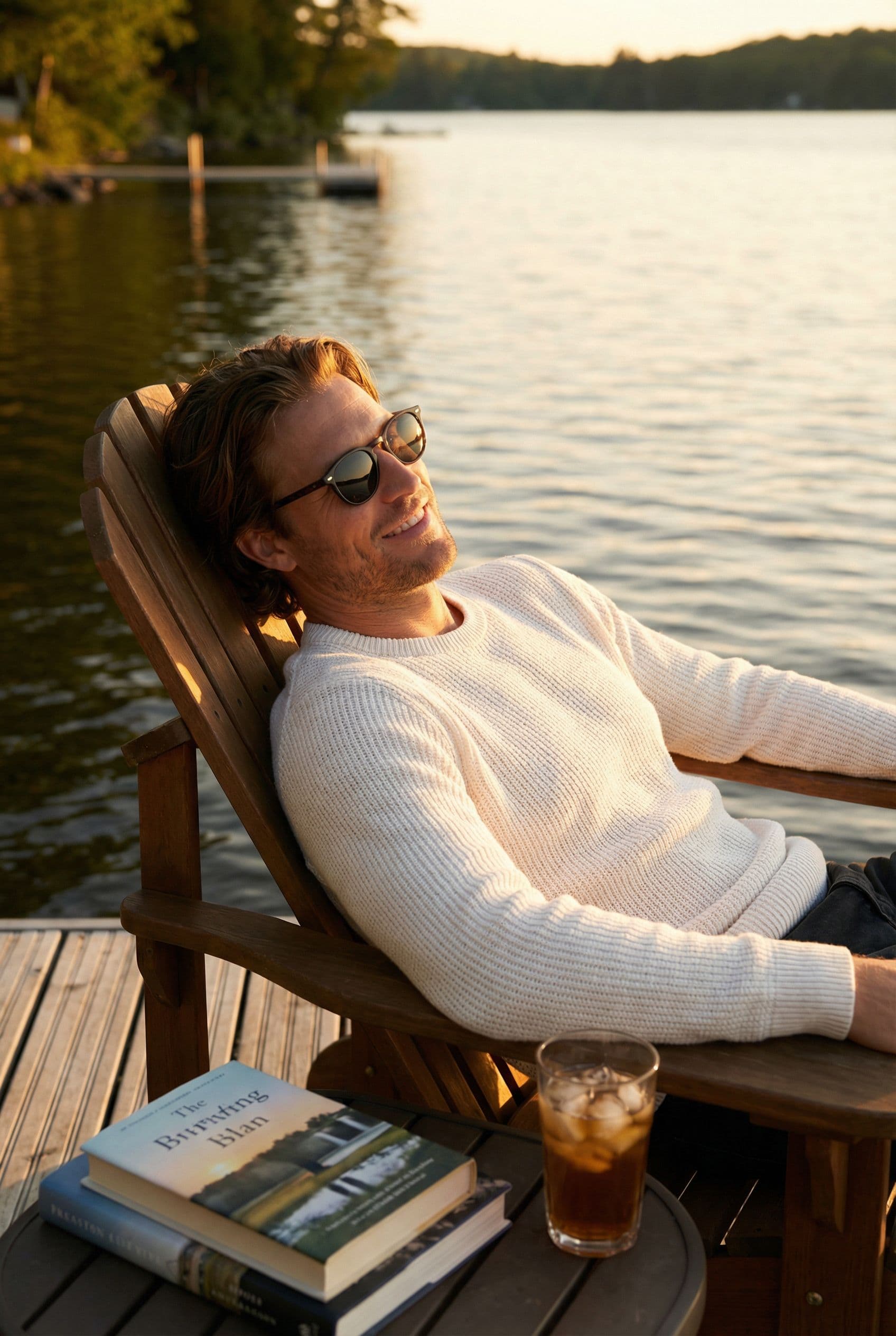 AI Waterfront Dock Dating Photos scene example