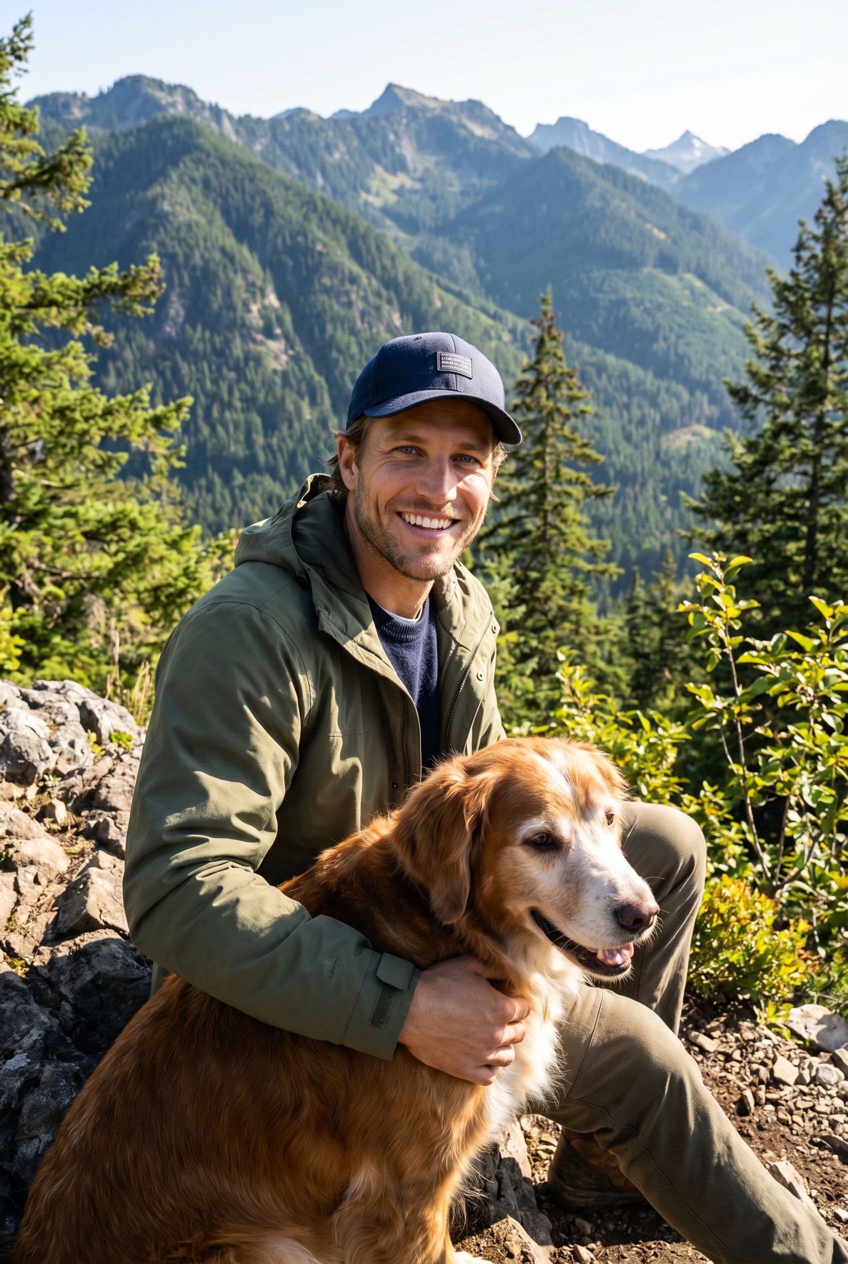 AI Mountain Hiking Dating Photos example showing a trail, mountain overlook, or alpine landscape