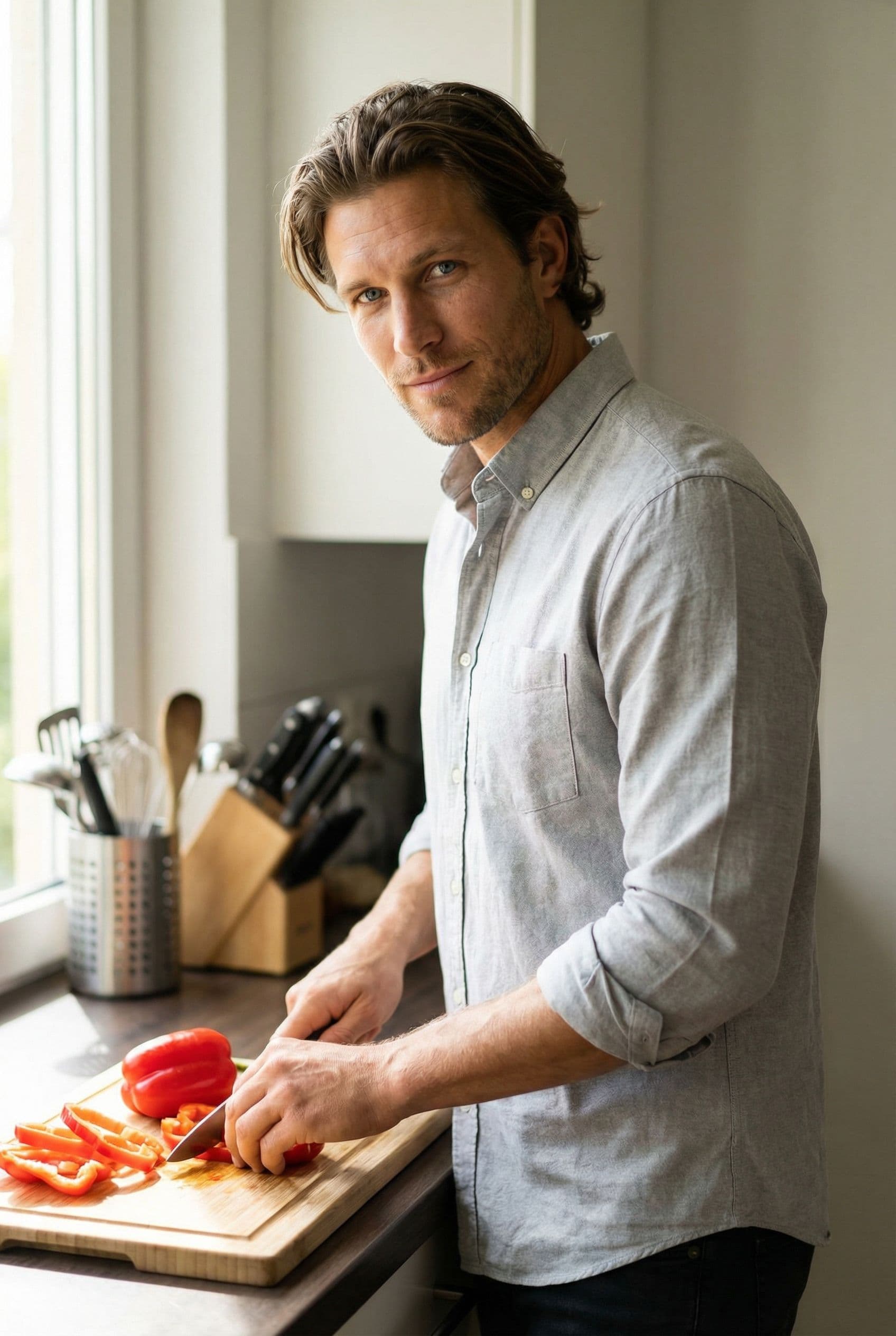 AI Cooking Kitchen Dating Photos scene example