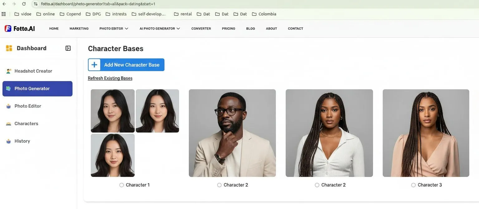 Realistic AI dating app profile photos created from real selfies – Fotto.AI