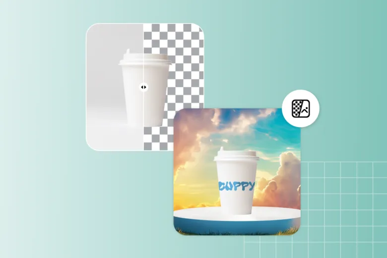 Photo de produit avant et après la suppression de l’arrière-plan, mettant en valeur le produit avec un fond propre - Fotto.AI