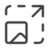 AI Beeld vergroten - Icon