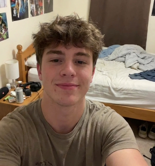 Original selfie before AI dating photo enhancement